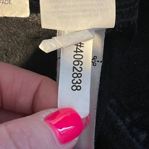 Women's 27 Madewell Fireside Jean Black Denim Skirt Zipper Fly - Picture 7 of 8